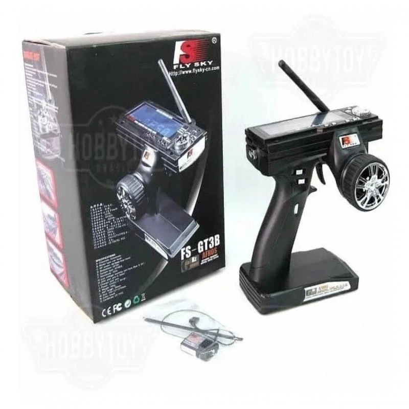 Radio Controle Flysky Fs Gt3b 2.4ghz 3ch Fail Safe Automode