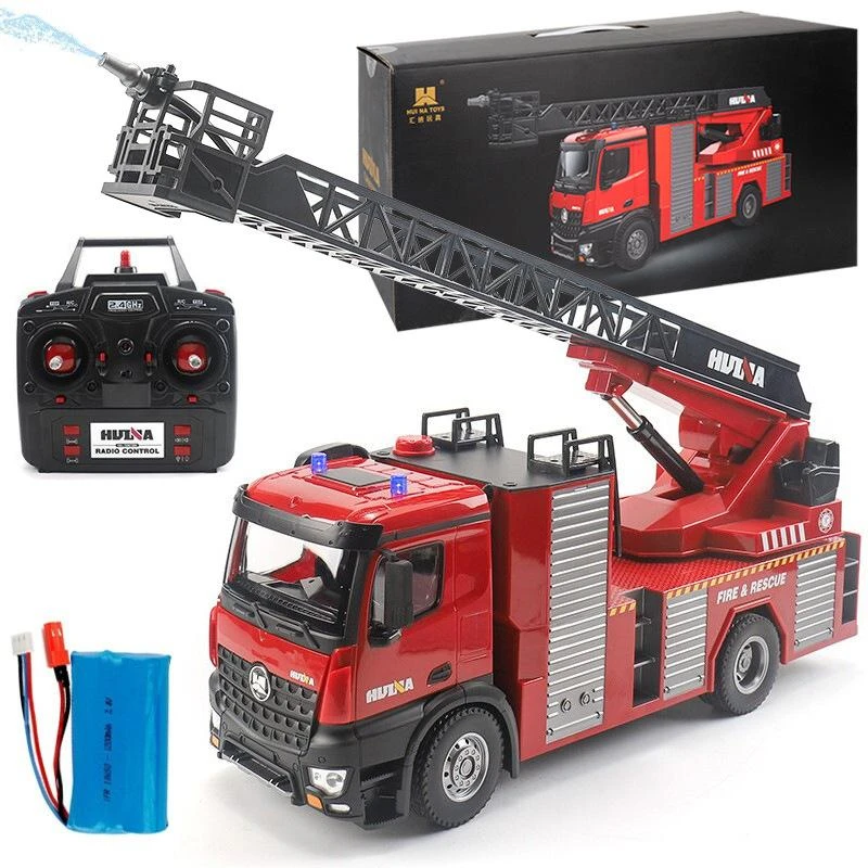 Caminhão Bombeiro com controle  Huina 1/14 /Cod 1561