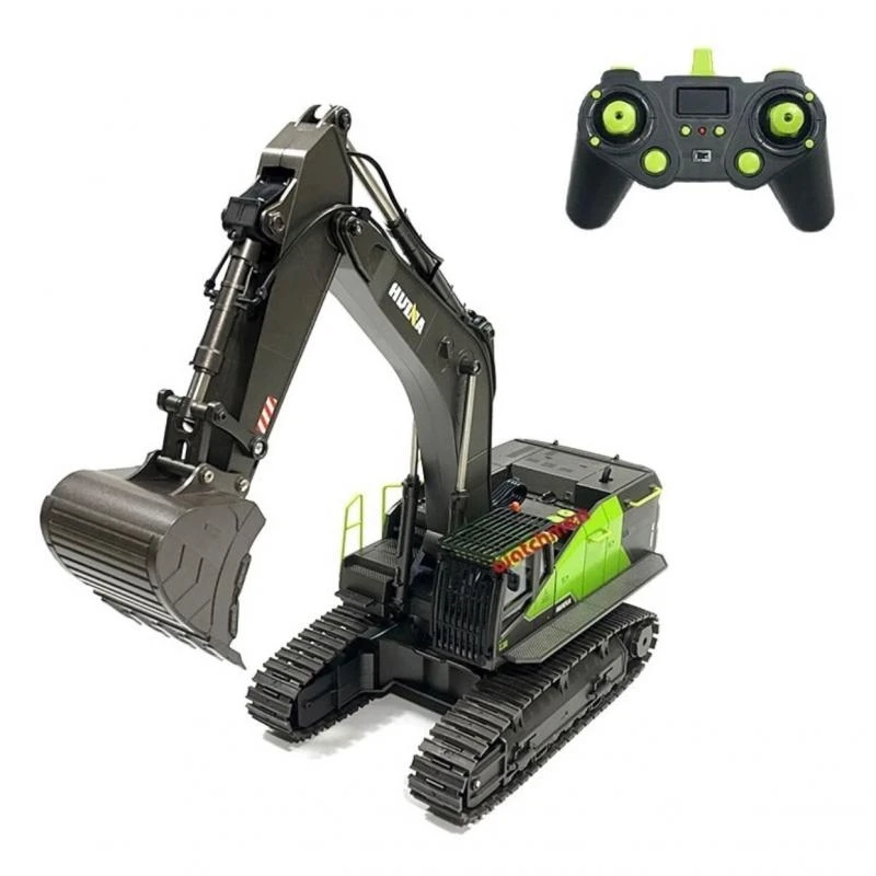 Escavadeira Huina com Controle Remoto 1/14 Huina 1593 