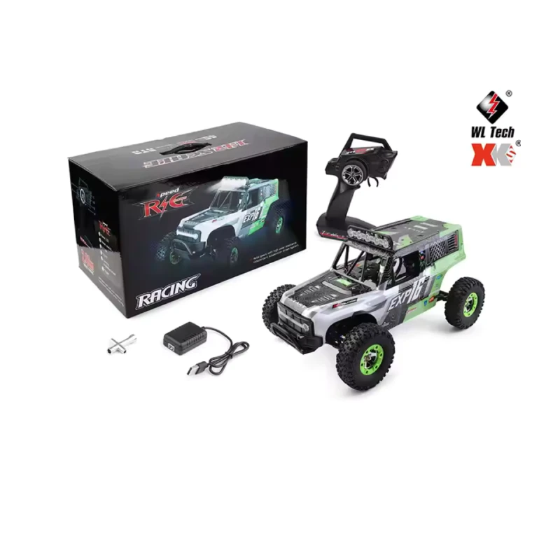CARRO CONTROLE WLTOYS 124006 ESCALA 1/12 MOTOR ESCOVADO 40KM/H