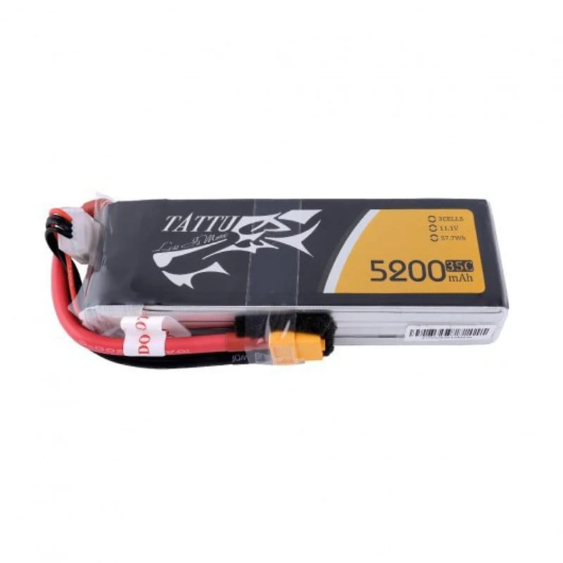 Bateria Lipo Tattu 5200mah 11.1v 3s 35c