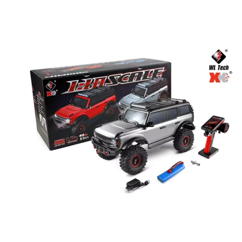 CARRO CONTROLE WLTOYS 104020ESCALA 1/10 MOTOR ESCOVADO 11KM/H