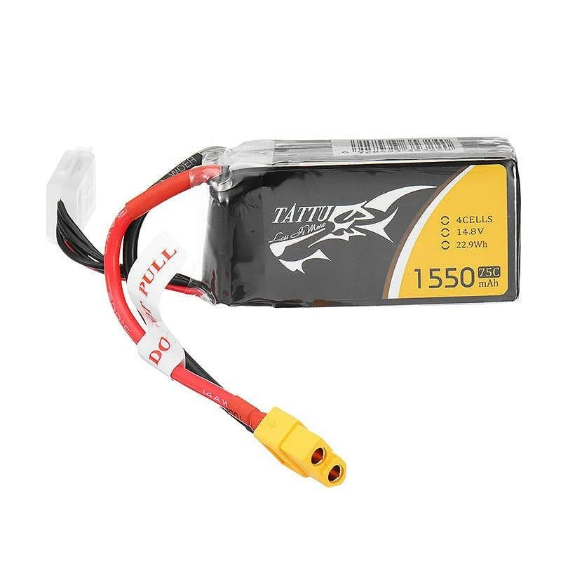 Bateria Lipo tattu 1550mah 14.8v 4s 75c