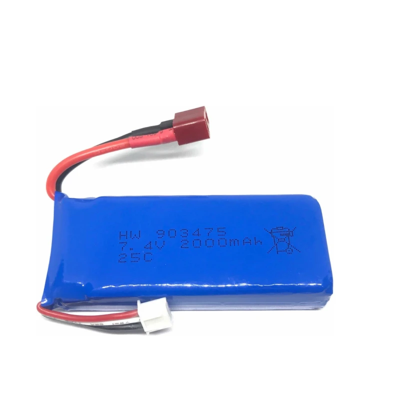 Bateria lipo 7.4v 2200mah Para WLTOYS K949 10428 10428-a