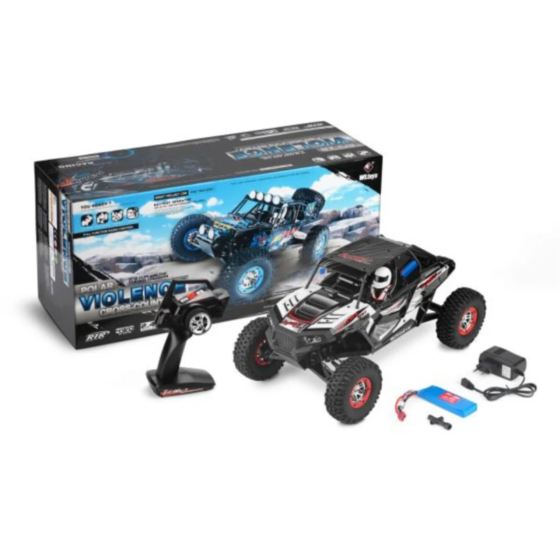 CARRO CONTROLE WLTOYS 10428-B2 ESCALA 1/10 MOTOR ESCOVADO 40KM/H