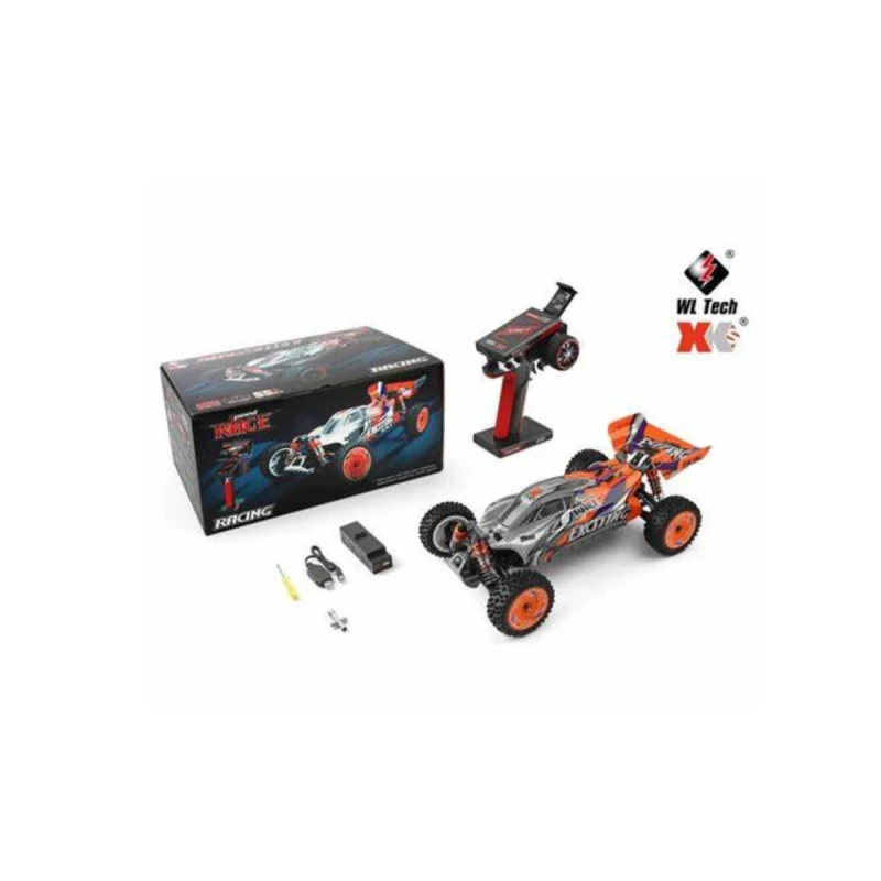 Carro Controle Wltoys 124010 Motor escovado 1/12 60km/h 
