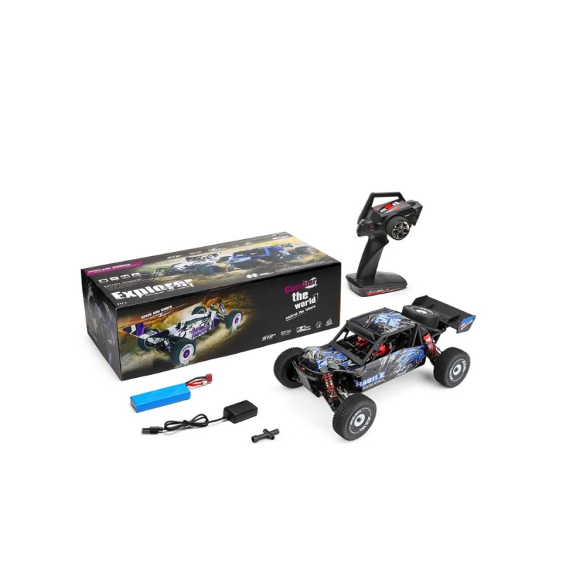 Wltoys 124018 RC Car,Wltoys 1/12  4WD Motor escovado