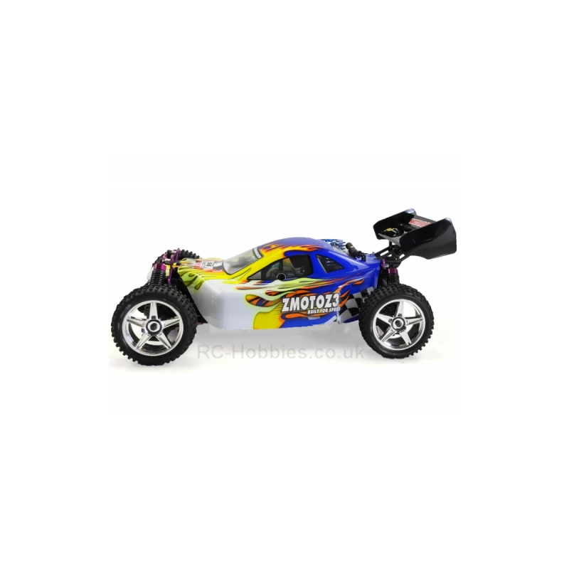 Himoto Nitro RC Buggy 1/10 Escala Velocidad Única 4WD 2.4Ghz Syclone 